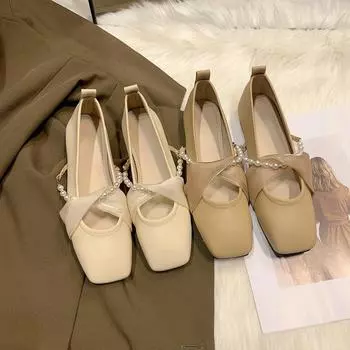 BCEBYL/Новое поступление, туфли на плоской подошве, модные женские сандалии с бантом, балетки, весна-лето, новая прогулочная обувь, повседневная женская обувь 35