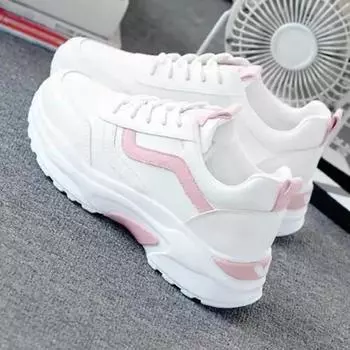 BCEBYL Весенне-осенняя новая модная повседневная элегантная женская обувь повышенного комфорта с круглым носком на шнуровке одного цвета 35