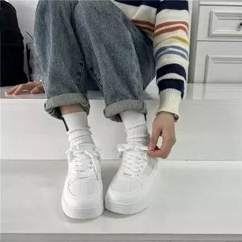 BCEBYL Summer Round Toe Solid Color Mesh Shallow Mouth Lace Fashion Women s Shoes New Flat Comfortable Casual Running Sneakers 35