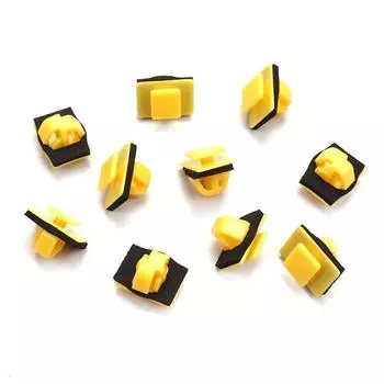 BCF1858 10 шт. Зажим для бокового молдинга кузова с уплотнителем, желтый для Hyundai: 87758-35000