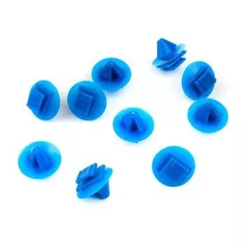 BCF5057 10 шт. боковой молдинг синий зажим бампер крышка воздухозаборника для Citron Peugeot 8565,40 Renault 7701049270