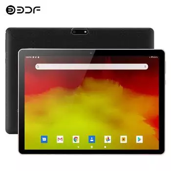BDF 10,1-дюймовый планшет с большим экраном, 6 ГБ + 128 ГБ, Android 11, 3G, Wi-Fi, BT, мобильный телефон, SIM-карта