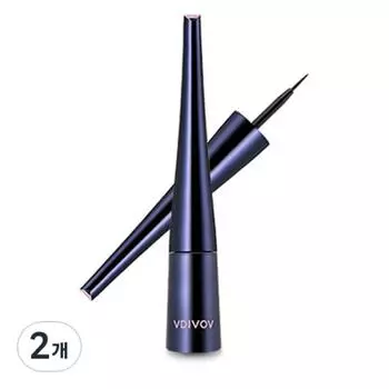 BDIVOB Eye Cut Liquid Liner, Black, 2 pcs.