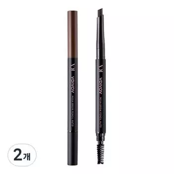 BDIVOB Mega Brow Pencil Auto 0,35 г, нет. 3 Темно-коричневый, 2 шт.