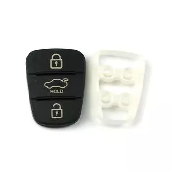 BDP1123 резиновая накладка 3 кнопки флип автомобильный дистанционный ключ оболочка вставка чехол для Hyundai Kia
