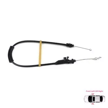 BDP1164 Система блокировки наружной двери, защелка, трос Боудена, передний левый или правый 3C0837017A для VW Passat B6 B7 CC, длина 505 мм