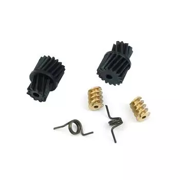 Bross BDP646 2 комплекта привода замка двери защелка зубчатая шестерня ремонт червячные шестерни пружины 2037200135 для Mercedes W203 W211 CLK w209 A209