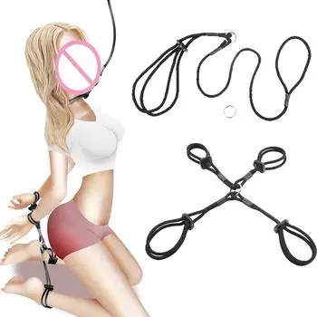 БДСМ Бондаж Секс-игрушки Сбруя для тела Связывающие веревки Sm Эротический костюм Ролевые игры Искусство Связывание Взрослые игры Хлопковая тренировочная веревка Пара