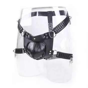 БДСМ Бондаж Сексуальный Костюм Секс Игрушки Обучение Раба Кожаный Замок Нижнее Белье Целомудрие Штаны