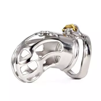 БДСМ клетка для пениса из нержавеющей стали, секс-игрушки для взрослых для мужчин, устройство целомудрия, кольцо на член, рабский фетиш, CB Lock, рогоносец Leten 40mm