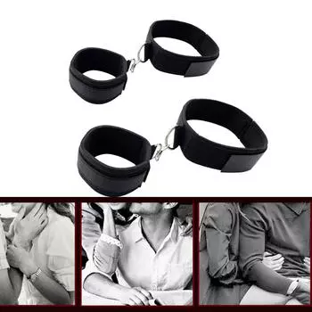 БДСМ запястье связывание ограничители комплект для взрослых секс-игрушка регулируемая удобная кровать секс-ограничители манжеты для фетиш-связывания