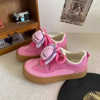 BE-6758 Латексные стельки/Аксессуары для пчел Съемная платформа Big Head Dexun Shoes Женская обувь Холщовая обувь Board Shoes 35 розы красного