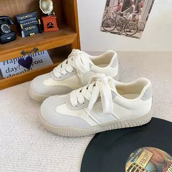 BE-6783 Латексная стелька/манговая подголовник туфли женские туфли осень 2024 новые немецкие кроссовки повседневные маленькие белые туфли 35 розовый