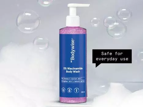 Be Bodywise Гель для душа с 5% ниацинамидом, 250 мл ДЛЯ : Увлажнение и неровная кожа