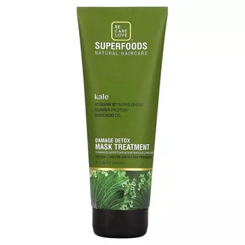Be Care Love, Kale, маска для красоты Damage Detox, 8 жидких унций (236 мл)