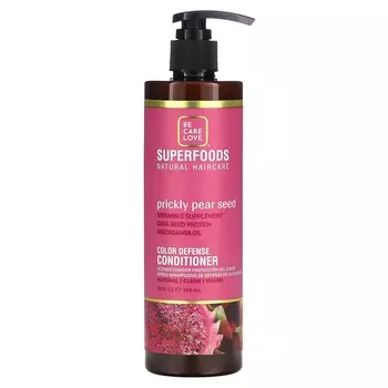 Be Care Love, Superfood, натуральный уход за волосами, кондиционер для защиты цвета, семена опунции, 12 жидких унций (355 мл)