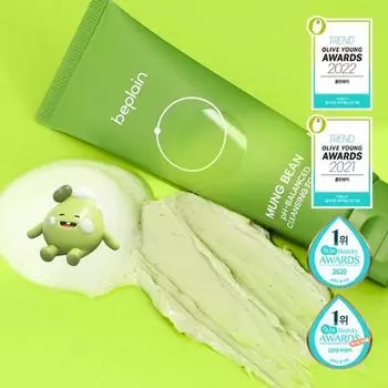 Be-Plain Mung Bean слабокислотная очищающая пенка 80 мл
