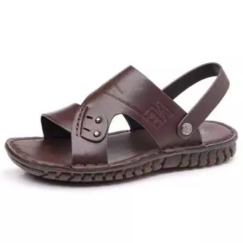 Beach Casual Male Shoe New Design 2024 Non-slip Men s Sandal Clearance Sale Fashion Outdoor Luxury Comfortable Number 41 Trend V 38