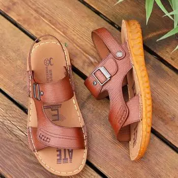 Beach Man Sandals Summer 2024 Casual Shoes for Men Expensives Daily Use Buy Non-slip High Quality V In Welcome Deal 39 Luxury H 38