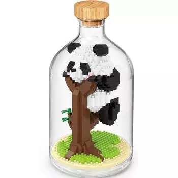BEACON Panda Series Nanoblock 02 Long Bao, разноцветные, популярные корейские игрушки