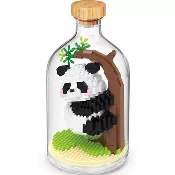 BEACON Panda Series Nanoblock 03 Slub Bao, популярные корейские игрушки