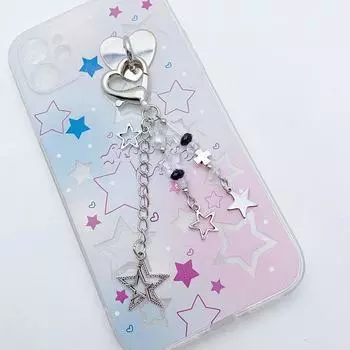 Кисточки из бисера и звезды, ремни для телефона, подвесные подвески, украшение для сумки, ремешок, брелок, аксессуары