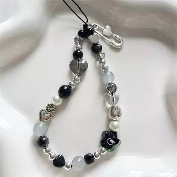 Beading Camera Pendant Nylon Rope Black CCD Hanging Rope Cute Telephone Pendant