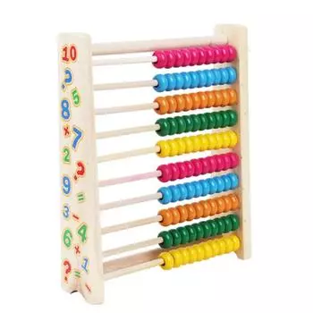 Beads Children Counting Early Learning Math Teaching Tool Puzzle Toy Abacus Educational Toy 5 Digits