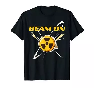 Beam On Radiation Therapy Cancer Fighter Top Awareness T-Shirt чёрный