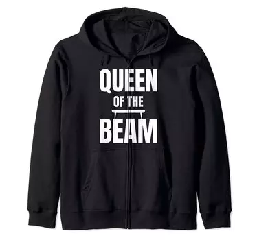 Beam Queen Симпатичная гимнастическая парка на молнии чёрный