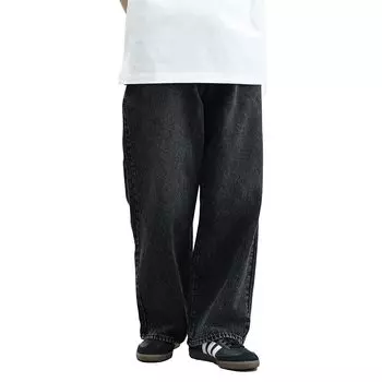 [Beams Heart] джинсы blast широкий прямой деним мужские ЧЕРНЫЕ L