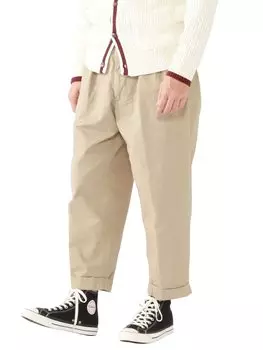 BEAMS PLUS BEAMS PLUS 2P Широкие брюки-чинос 11230216874 24 ХАКИ XS (Балки Плюс) / хаки