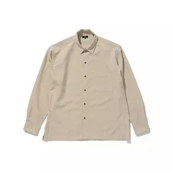 [Beams] Рубашка L/S свободного кроя REFLAX(р) рубашка мужская НАТУРАЛЬНАЯ M