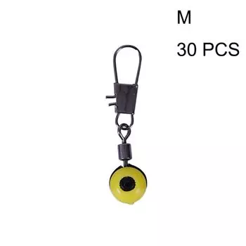 Beans Connectors Bobber Stops Space Beans Swivel Feeder Beads Link Swivels Float Fishing Float M