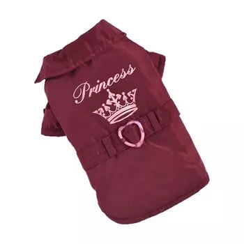 Beanspet Dog Dog Холодная теплая для маленьких и средних размеров Корейская принцесса Стиль пальто Винная одежда, пальто, куртка, осень/зима, одежда, защита, комбинезон, милый,