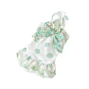 Beanspet Dog Dot Cami Dog Dog Dog Милая собака Собака для маленьких средних стильных узоров платье, узор, платье, одежда, одежда, платье, одежда, одежда, кошки,