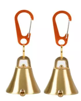 Bear Bell with Silencer Function Made of Brass Bear Bell by Professional Loud Bear Bell Bear Bell Climbing Bell Trekking Mountain Walking Hiking Wild