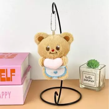Bear Butter Plushie Keychain With Soft Pp Cotton For Valentines Gift Day