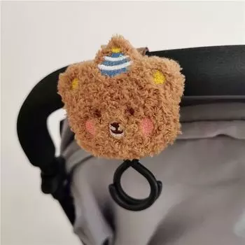 Bear Lovely Stroller Accessory Baby Stroller Organizer Hook Stroller Hooks Bag Hanging Hook brown-B