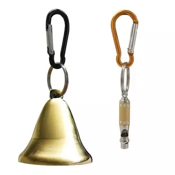 Bear Mini Whistle Bear Carabiner Bear Mountain Picking Wild Stream Disaster Bell Mini Whistle Bell, Set, Bell, Bell, Whistle, Included, Prevention,
