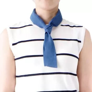 Bear Neck Cooler Summer Days Scarf Blue Free Size [Polar Feeling]