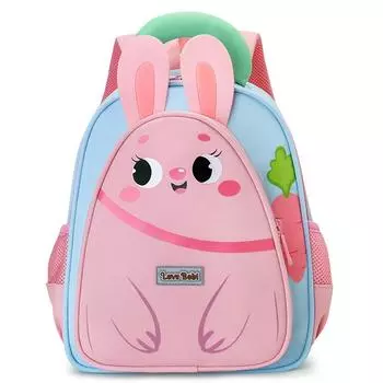 Bear Pattern Cartoon Cute Toddler Backpack With Nylon Fabric For Travel School