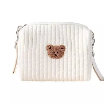 Bear Stroller Organizer Bag Zipper Mommy Bag Cute Pram Storage Bag Baby Stroller Pouch