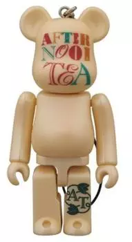 Bearbrick Afternoontea Логотип послеобеденного чая версия BE@RBRICK 100%