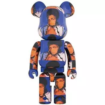 Bearbrick Энди Уорхол Мухаммед Али Энди Мухаммед высота MEDICOM TOY BE@RBRICK Али Уорхола(TM) 1000% (Всего прибл.. 700 мм)
