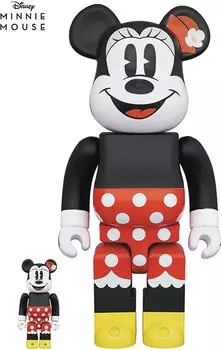 Bearbrick MINNIE MOUSE Высота BE@RBRICK 100% и 400% приблизительно. 70мм/280мм