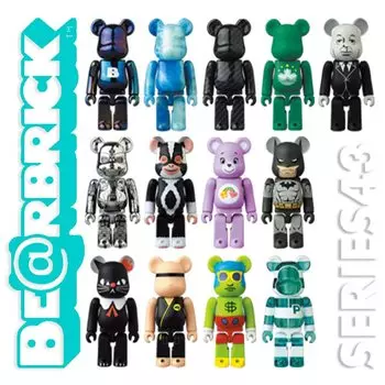 Bearbrick Series 43 Height 70mm each Painted Completed Figure 24 pieces BOX BE@RBRICK approx.