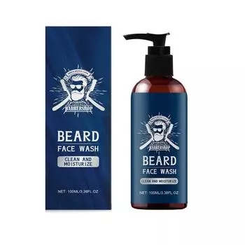 Beard Face WashBeard Shampoo — очищающее средство для бороды для мужчин, предназначенное для стимулирования здорового роста бороды и улучшения ее качества. One Size