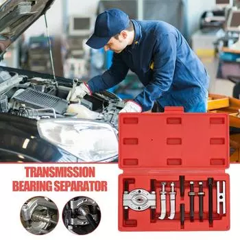 Bearing Removal Tool 9X Inner Bearing Pullers And Splitters Bearing Race Puller Wheel Hub Axle Puller Set Bearing Separator Tool чёрный