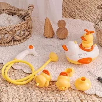 Игрушка для ванны «Лодка-утка» Bearly Duck, набор для душа, игрушка для душа «Привычка к душе», корейские игрушки для ванны